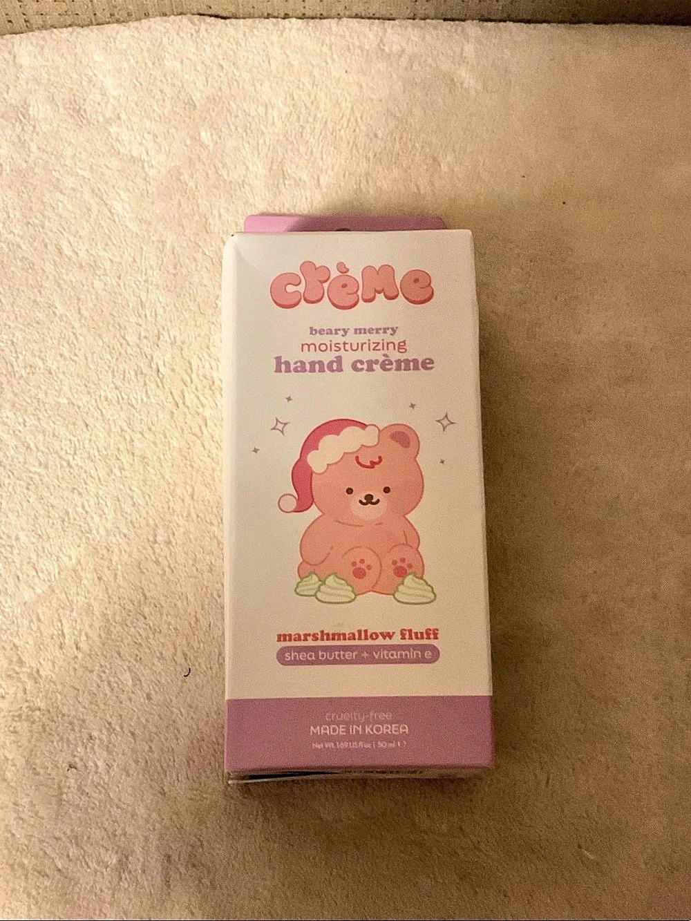 The Crème Shop Marshmallow Fluff Hand Crème NWT